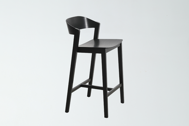 Read Bar Stool in Black Oak