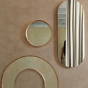 BROSTE Mirror Alva Oval Natural Oak lifestyle