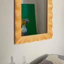 BROSTE Mirror Wavy Beech Wood Natural detail