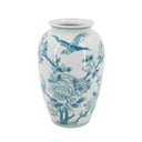 Peony Vase - Sky Blue/White (27.5cm)