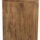 Lattice 4 Door Elm Sideboard with Mirrored Doors