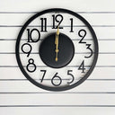 Falan Clock Black Frame 60x60x4cm