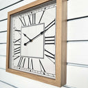 Marin Clock Natural Frame 40x40x6cm