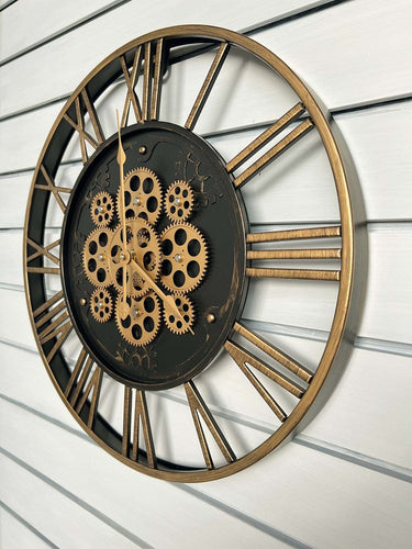 Reese Clock Metal Frame 50x50x3cm