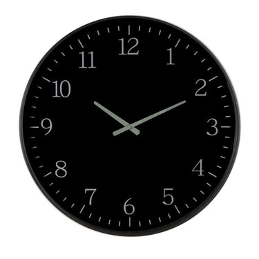 Itzel Clock Black Frame 50x50x6cm