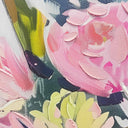 Flourish in Pink Wall Art detail
