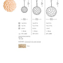 COBONPUE Poppy Hanging Light Medium - Cream alternate view