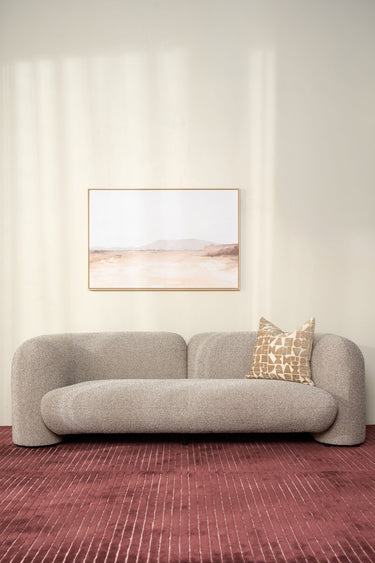 Seattle Curved Sofa - Seed Pearl at Online8 Furniture Auckland NZ