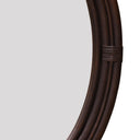 PLANTATION Amara Round Mirror Chocolate room