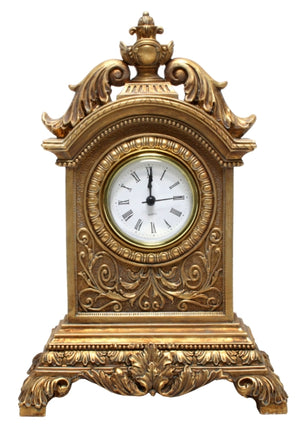 Table Clock - Antique Gold