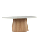 Axis Dining Table 200cm, full view of the two metre top
