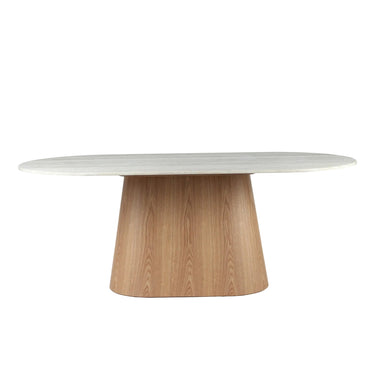 Axis Dining Table 200cm, full view of the two metre top