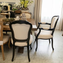 French Louis Dining Chair - Black