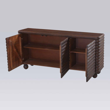 Ridge Sideboard, detail of the timber front