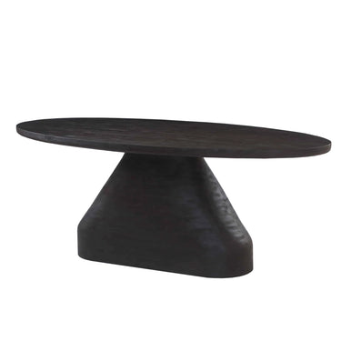 Form Dining Table 200cm in black mango wood