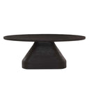 Form Dining Table in black, showing the base and 200cm top