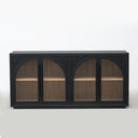 Luca Arc Sideboard, full front view showing the arched detail