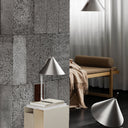 Kristina Dam Cone Table Lamp, showing the tapered aluminium cone shade