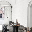 Kristina Dam Bauhaus Dining Table, base detail with no corner legs