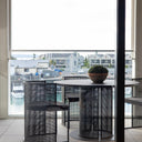 Kristina Dam Bauhaus Dining Table, detail of the powder coated finish