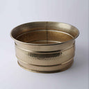 Aluminium Oval Planter Large Champagne