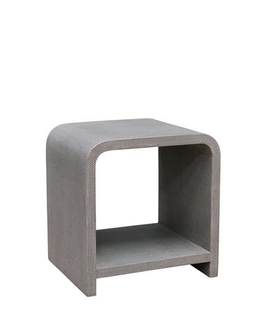 CLARENCE Bentley Bedside Small - Fog Rattan
