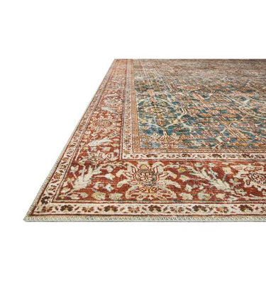 Layla Rug LAY-04 - Ocean/Rust - 229x289cm