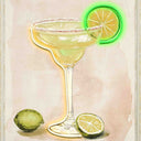 Margarita LED Wall Art detail