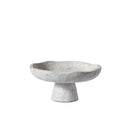 MUUBS Luna medium decorative bowl in grey glazed terracotta