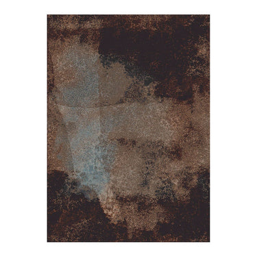 MUUBS Earth flat-woven rug in rust, 140 x 200 cm, made from recycled fishing nets