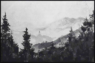 Misty Mountain Wall Art