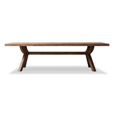 PURE Wishbone Dining Table 2400mm in weathered oak