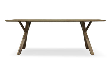 PURE Tree Dining Table 2.4m in weathered oak