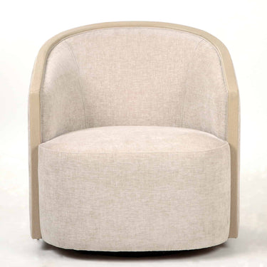 Barrell Occasional Swivel Chair front view