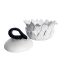 Plumage White and Black Trinket Box side