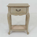 Monte Cristo Bedside Table in natural, full front view