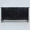 Allure Sideboard in black, full front view