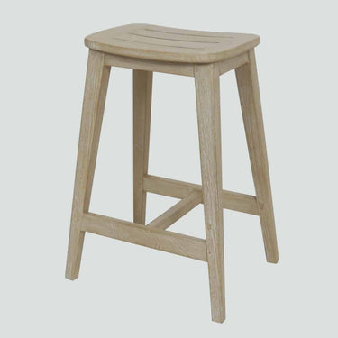 Allure Counter Stool 65cm in Natural mahogany
