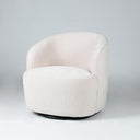 Reflect Halo Swivel Chair in Ivory - front view