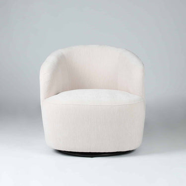 Reflect Halo Swivel Chair in Ivory - angled view