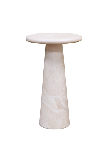 VISTA Martini Side Table - Travertine