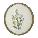 Flora Botanical Round Print - Set of 4 (50cm)
