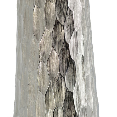 Diamond Texture Aluminium Vase - 49cm at Online8 Furniture Auckland NZ