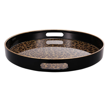 Snake Print Round Trays - Set of 2 at Online8 Furniture Auckland NZ