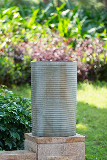 Concrete Planter - Rustic Olive 75cm at Online8 Furniture Auckland NZ