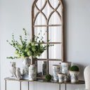 Vintage Floral Vase - White 32cm at Online8 Furniture Auckland NZ