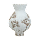 Ceramic Vase - Cream & Natural 29cm at Online8 Furniture Auckland NZ