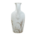 Ceramic Vase - Cream & Natural 34cm at Online8 Furniture Auckland NZ