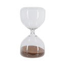 Detail of the mocha sand and blown glass waist on the small hourglass