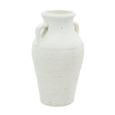 White Terracotta Urn - 34cm at Online8 Furniture Auckland NZ
